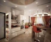 Кухня-гостиная  - Студия-дизайна интерьеров в Екатеринбурге