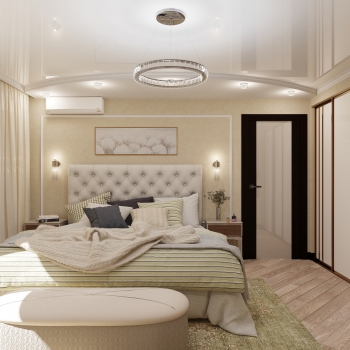 Спальная комната - Студия-дизайна интерьеров в Екатеринбурге