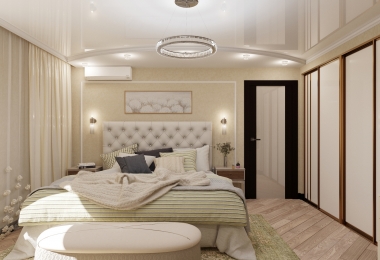 Спальная комната - Студия-дизайна интерьеров в Екатеринбурге