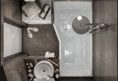 Ванная - Студия-дизайна интерьеров в Екатеринбурге